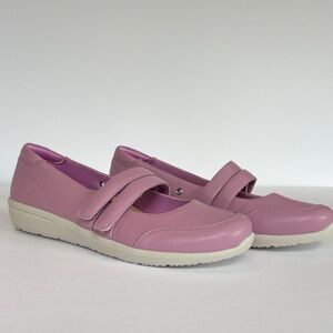 NWOT VIONIC WOMEN'S PINK SHOES CALA SIZE 8 MARY JANE SHOE MAUVE WALKING ORTHOTIC